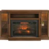 66" Heirloom Cherry Electric Fireplace Console 2 66" Heirloom Cherry Electric Fireplace Console -Franklin Sales Store 810570830 1