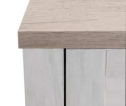 54" 2-Tone Shutter Door Electric Fireplace Console 13 54" 2-Tone Shutter Door Electric Fireplace Console -Franklin Sales Store 810571321 2