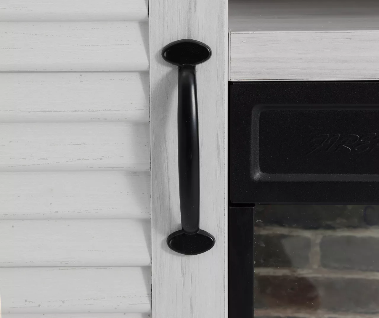 54" 2-Tone Shutter Door Electric Fireplace Console 8 54" 2-Tone Shutter Door Electric Fireplace Console - Image 6