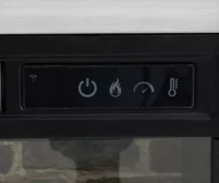 54" 2-Tone Shutter Door Electric Fireplace Console 15 54" 2-Tone Shutter Door Electric Fireplace Console -Franklin Sales Store 810571321 4