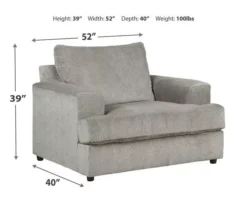 Signature Design By Ashley Soletren Oversized Armchair -Franklin Sales Store 810587413 21