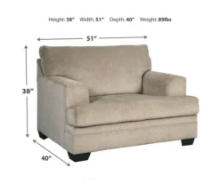 Signature Design By Ashley Dorsten Oversized Armchair -Franklin Sales Store 810587466 3