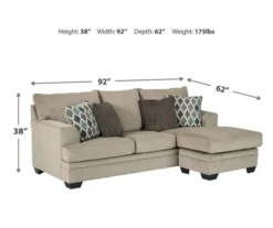 Signature Design By Ashley Dorsten Sofa Chaise -Franklin Sales Store 810587467 7