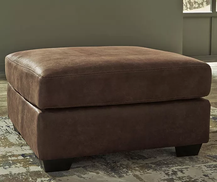 Bladen Coffee Faux Leather Oversize Accent Ottoman 4 Bladen Coffee Faux Leather Oversize Accent Ottoman - Image 2
