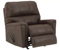 Navi Chestnut Faux Leather Rocker Recliner -Franklin Sales Store 810587485 4