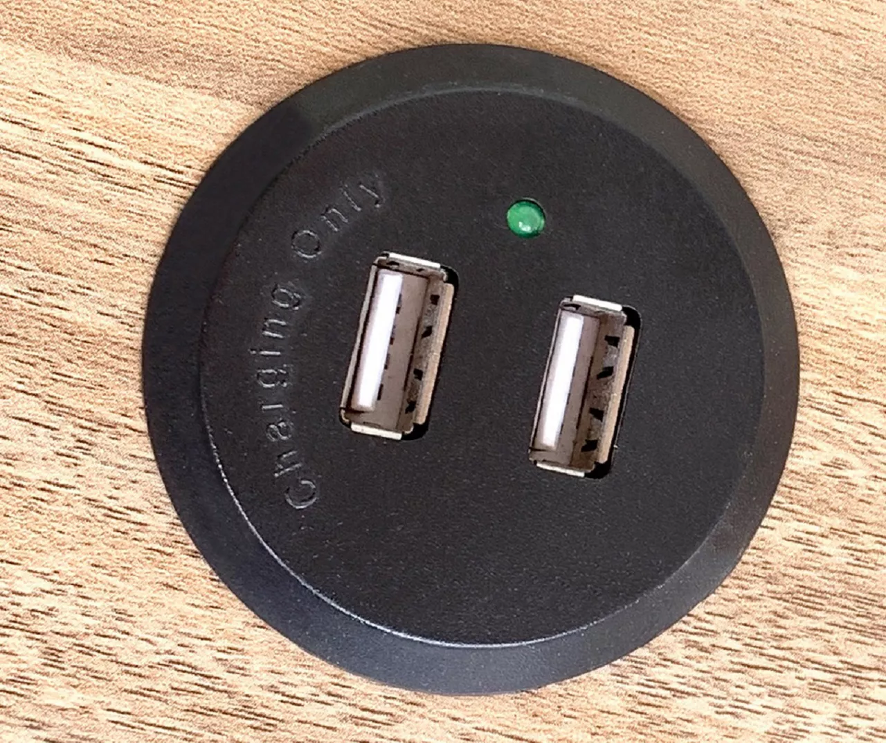 Medium Mango Round Side Table With USB Charging 7 Medium Mango Round Side Table With USB Charging - Image 5