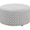 Anderson Gray Lattice Ottoman -Franklin Sales Store 810590544