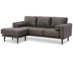 Signature Design By Ashley Arroyo Faux Leather Sofa Chaise -Franklin Sales Store 810594573 1