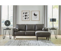 Signature Design By Ashley Arroyo Faux Leather Sofa Chaise -Franklin Sales Store 810594573 7