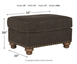 Stracelen Sable Ottoman -Franklin Sales Store 810594584 3 1