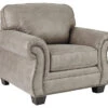 Olsberg Steel Faux Suede Armchair 2 Olsberg Steel Faux Suede Armchair -Franklin Sales Store 810594671 1
