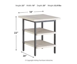 Bayflynn Open End Tables, 2-Pack -Franklin Sales Store 810598675 3