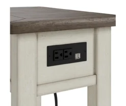 Bolanburg Chairside End Table With USB Ports & Outlets -Franklin Sales Store 810598700 2