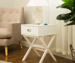 Glitzhome X-Leg End Table -Franklin Sales Store 810598716 A0 3