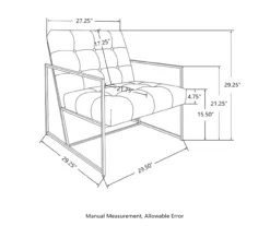 Glitzhome Modern Industrial Faux Leather Accent Chairs, 2-Pack -Franklin Sales Store 810598913 A0 8