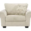 Haisley Ivory Chair And A Half -Franklin Sales Store 810612306 3