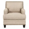 Claredon Beige Armchair -Franklin Sales Store 810612331 2