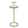 Marble & Metal Drink Side Table -Franklin Sales Store 810616678 A0 1