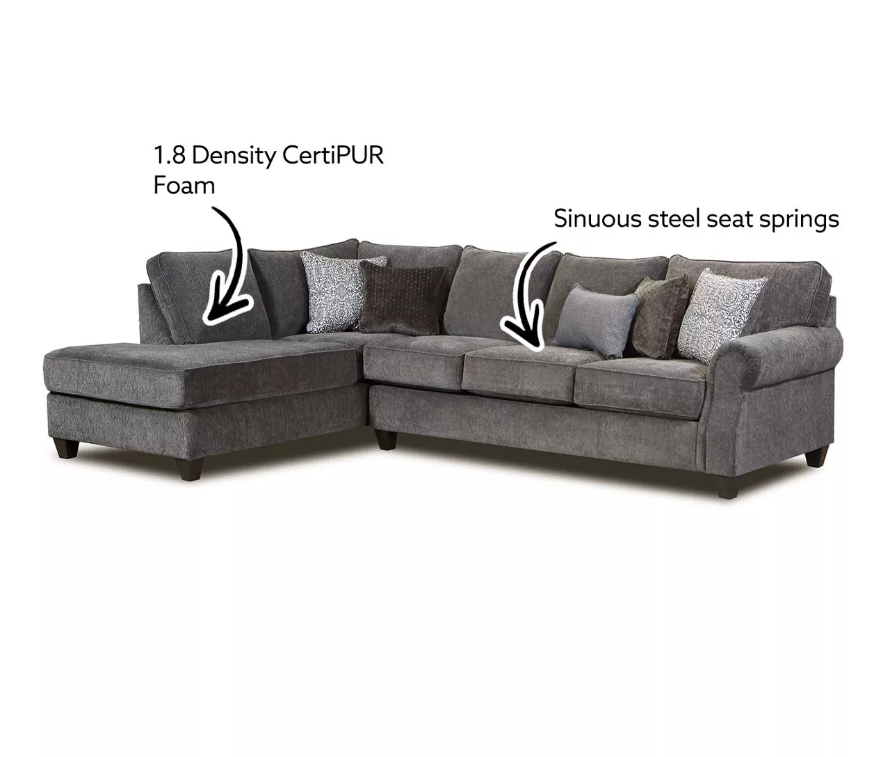 Broyhill Tripoli Slate Sectional 6 Broyhill Tripoli Slate Sectional - Image 4
