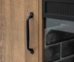 60" Modern Tan Electric Fireplace Console -Franklin Sales Store 810617759 A8