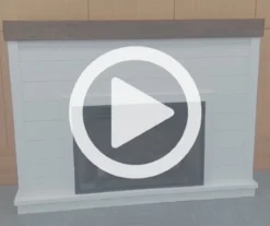 62" White Shiplap Grand Electric Fireplace -Franklin Sales Store 810617760 V0 1