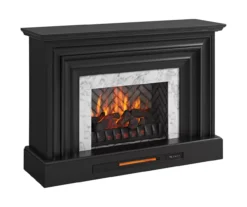 53.5" Black Petite Grand Electric Fireplace Console -Franklin Sales Store 810617767 A0 2