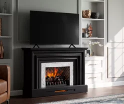 53.5" Black Petite Grand Electric Fireplace Console -Franklin Sales Store 810617767 B0 3