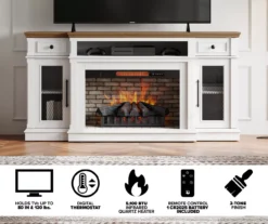 73.5" Castillo Electric Fireplace Console -Franklin Sales Store 810617768 M7