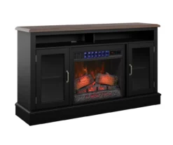 59.5" Black CoolGlow Electric Fireplace & Fan Console -Franklin Sales Store 810620259 A0 4