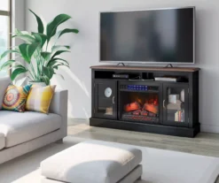 59.5" Black CoolGlow Electric Fireplace & Fan Console -Franklin Sales Store 810620259 B0 2