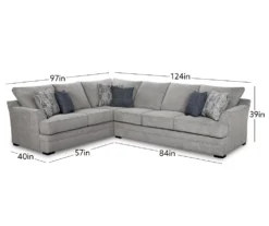 Broyhill Naples Living Room Sectional 13 Broyhill Naples Living Room Sectional -Franklin Sales Store combo330002 2