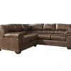 Signature Design By Ashley Bladen Coffee 2-Piece Faux Leather Sectional With Left-Facing Loveseat 2 Signature Design By Ashley Bladen Coffee 2-Piece Faux Leather Sectional With Left-Facing Loveseat -Franklin Sales Store combo760018