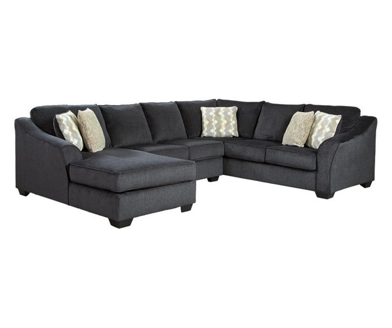 Signature Design By Ashley Eltmann Slate 3-Piece Sectional With Left-Facing Chaise 3 Signature Design By Ashley Eltmann Slate 3-Piece Sectional With Left-Facing Chaise