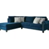 Signature Design By Ashley Trendle Blue Sectional With Left-Facing Chaise -Franklin Sales Store combo860084