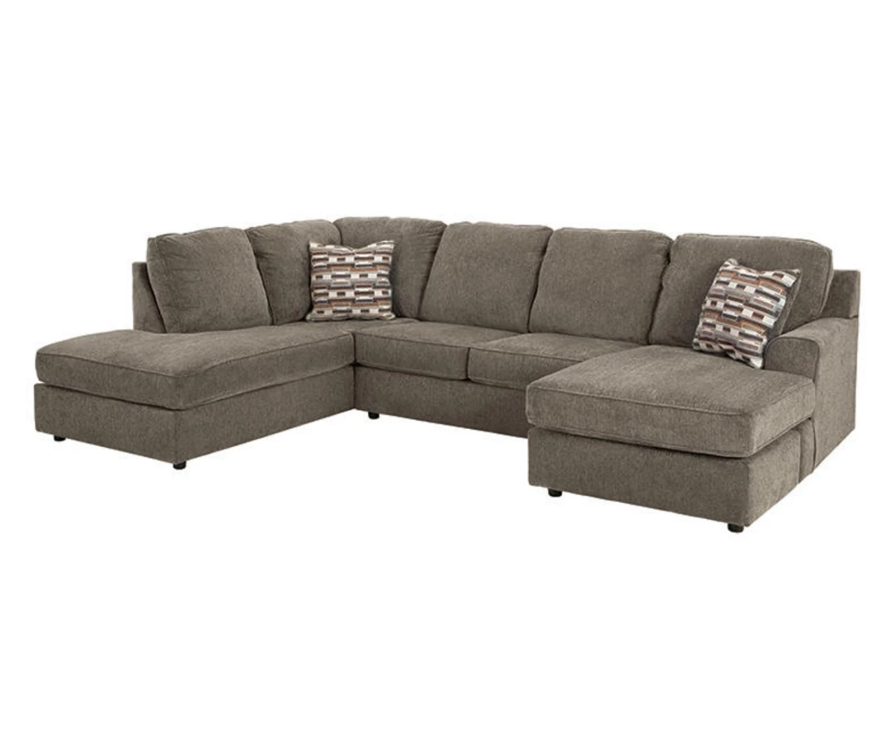 Signature Design By Ashley O'Phannon Gray 2-Piece Sectional With Right-Facing Sofa Chaise 3 Signature Design By Ashley O'Phannon Gray 2-Piece Sectional With Right-Facing Sofa Chaise