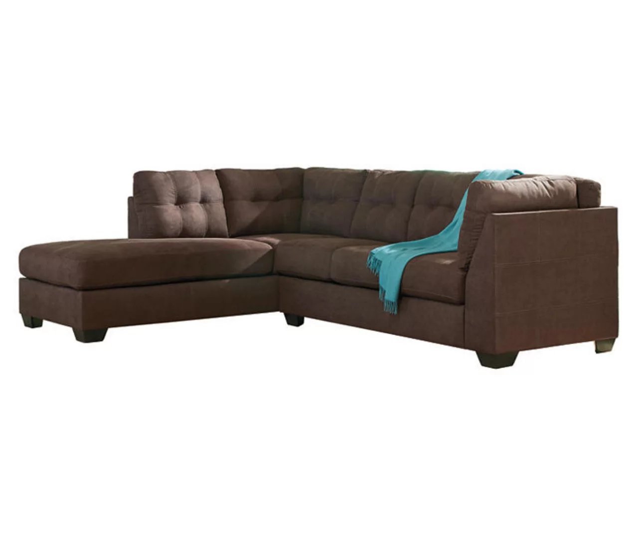 Signature Design By Ashley Maier Brown Sectional With Left-Facing Chaise 3 Signature Design By Ashley Maier Brown Sectional With Left-Facing Chaise