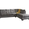 Signature Design By Ashley Maier Charcoal Sectional With Right-Facing Chaise -Franklin Sales Store combo870017