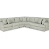 Signature Design By Ashley Playwrite Gray 5-Piece Sectional -Franklin Sales Store combo890001