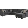Signature Design By Ashley Tracling Gray 3-Piece Sectional -Franklin Sales Store combo910005